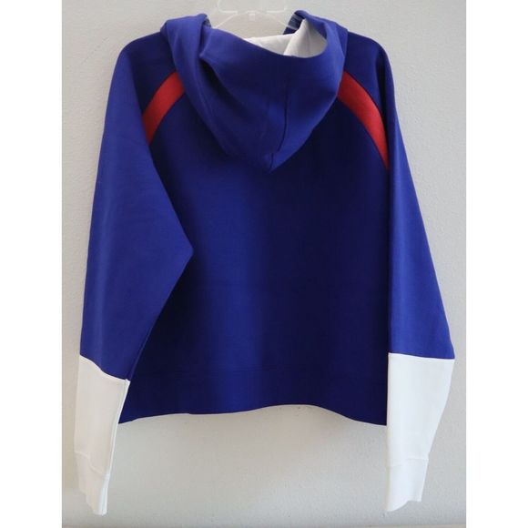 Polo Ralph Lauren Women Sz 2XL Blue Multi Embroidered Logo Pullover Hoodie $168 - Picture 2 of 5